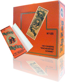 Papel Zig-Zag Naranja 1¼ No.125 (100 libritos)